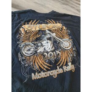 Sturgis Motorcycle Rally 2013 Graphic T-Shirt Biker Tee Gildan‎ 2XL